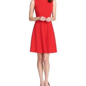Tommy Hilfiger Red Fit and Flare Dress